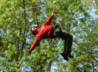 tyrolienne et sensations fortes